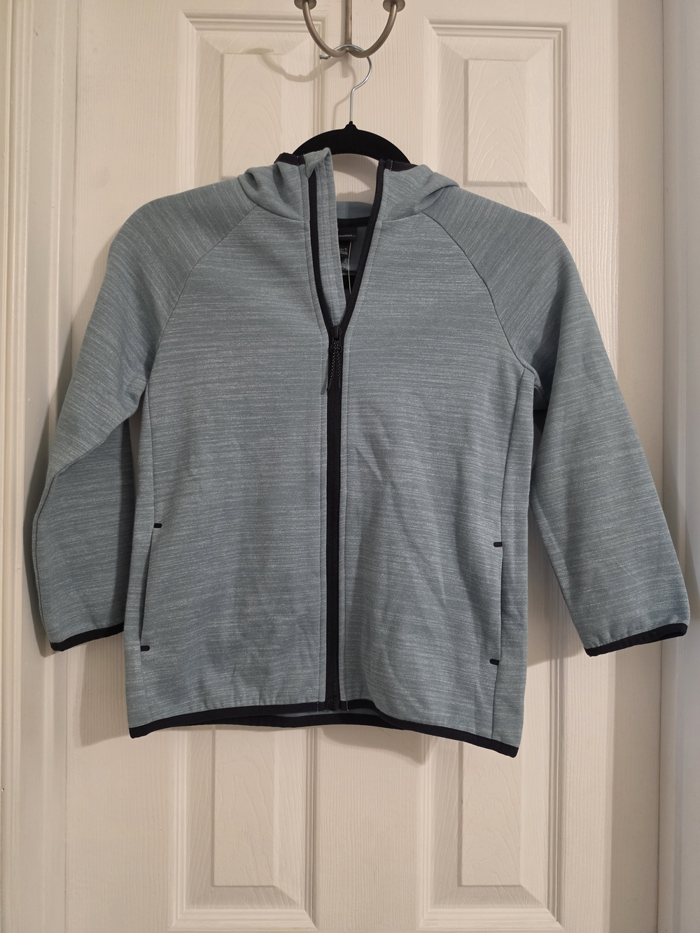 all in motion Heathered Light Blue Zip-Up Hoodie